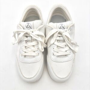 Zeba Snow White Sz 5 women’s Hands Free Shoes sneakers canvas slip on with laces